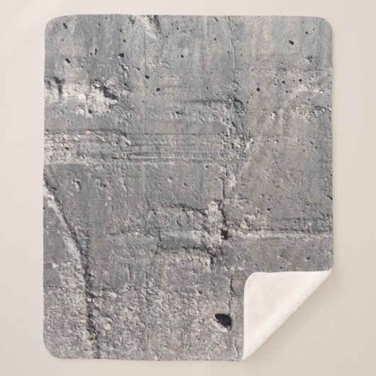 Wandscheuren tegen textuur sherpa deken (Voorkant)