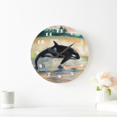 Wandsluiting op grote schaal voor de walvisvaart klok (Huis)