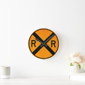 Wandsluiting spoorweg ronde klok (Huis)