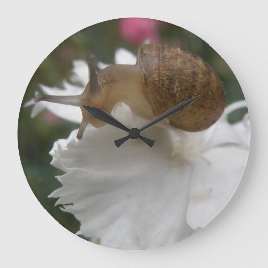 Wandspiering en witte anjer grote klok (Voorkant)