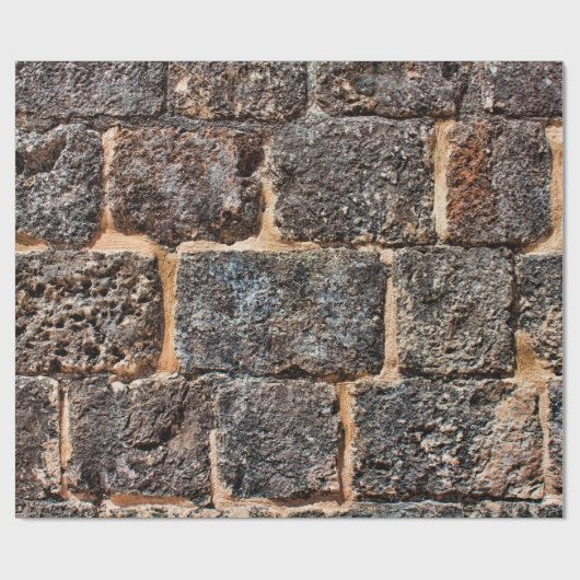 Wandsteentextuur Cadeaupapier (Vlak)