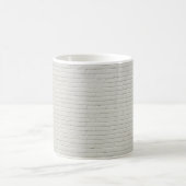 Wandstenen met witte baksteen koffiemok (Center)