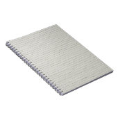 Wandstenen met witte baksteen notitieboek (Rechterzijde)