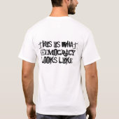 wandstraat bezetten t-shirt (Achterkant)
