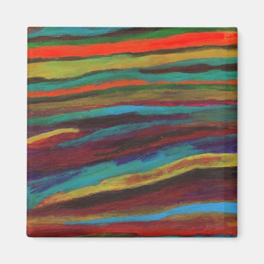 Wandtapijt #3 Abstracte kunstmagneet Magneet (Voorkant)