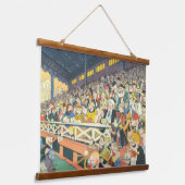 Wandtapijt "A Packed House" Hangend Wandkleed (Gebogen)