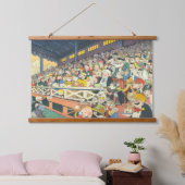 Wandtapijt "A Packed House" Hangend Wandkleed (Slaapkamer)