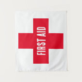 Wandtapijt - EHBO Rode Kruis Wandkleed (Voorkant)