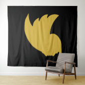 WANDTAPIJT - GOUDEN VOGEL WANDKLEED (In Situ (horizontaal))