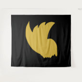 WANDTAPIJT - GOUDEN VOGEL WANDKLEED (Voorkant (horizontaal))