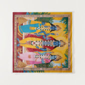 Wandtapijt: Indiase mythologie Ramayan Wandkleed (Voorkant (horizontaal))