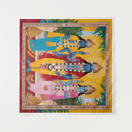 Wandtapijt: Indiase mythologie Ramayan Wandkleed (Voorkant (horizontaal))