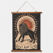 Wandtapijt Leo Hemelse Zodiac Art Hangend Wandkleed (Voorkant)