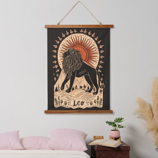 Wandtapijt Leo Hemelse Zodiac Art Hangend Wandkleed (Slaapkamer)