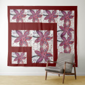 Wandtapijt Lilium orientalis Wandkleed (In Situ (horizontaal))