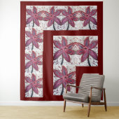 Wandtapijt Lilium orientalis Wandkleed (In situ)