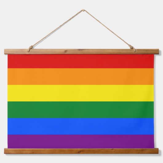 wandtapijt met LGBT-vlag Hangend Wandkleed (Voorkant)