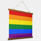 wandtapijt met LGBT-vlag Hangend Wandkleed (Gebogen)
