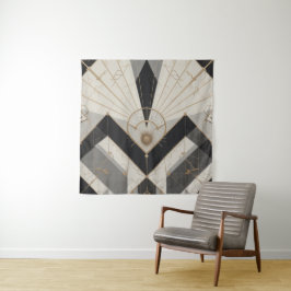 wandtapijt met regale geometrie wandkleed