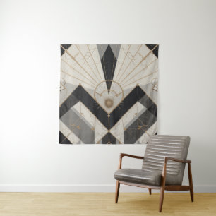 wandtapijt met regale geometrie wandkleed