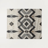 wandtapijt met regale geometrie wandkleed (Voorkant (horizontaal))