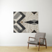 wandtapijt met regale geometrie wandkleed (In Situ (horizontaal))