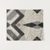 wandtapijt met regale geometrie wandkleed (Voorkant (horizontaal))