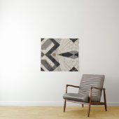 wandtapijt met regale geometrie wandkleed (In Situ (horizontaal))