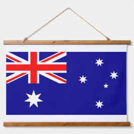 Wandtapijt met vlag van Australië Hangend Wandkleed