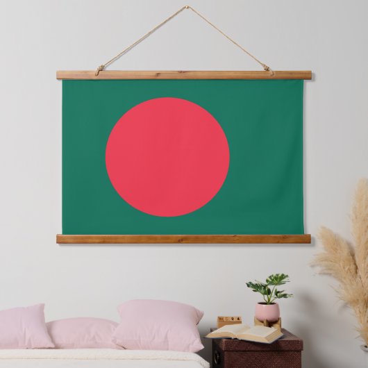 Wandtapijt met vlag van Bangladesh Hangend Wandkleed (Slaapkamer)