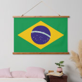 Wandtapijt met vlag van Brazilië Hangend Wandkleed (Slaapkamer)