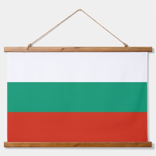 Wandtapijt met vlag van Bulgarije Hangend Wandkleed (Voorkant)