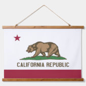 wandtapijt met vlag van Californië, VS Hangend Wandkleed (Voorkant)