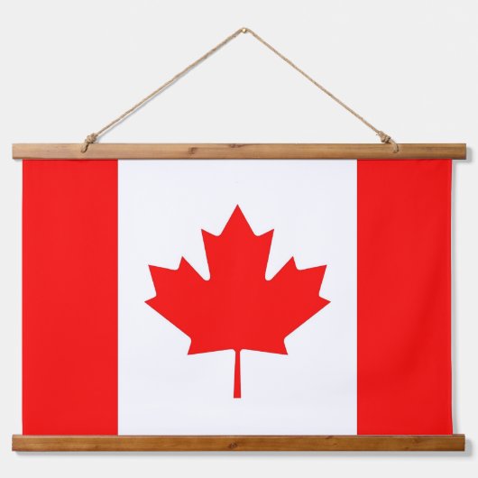 wandtapijt met vlag van Canada Hangend Wandkleed (Voorkant)