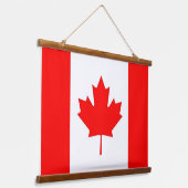 wandtapijt met vlag van Canada Hangend Wandkleed (Gebogen)