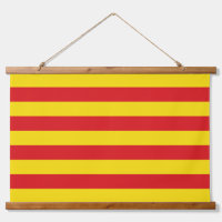 Wandtapijt met vlag van Catalonië