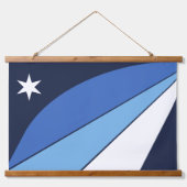 Wandtapijt met vlag van Columbia, S.C. Hangend Wandkleed (Voorkant)