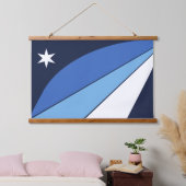 Wandtapijt met vlag van Columbia, S.C. Hangend Wandkleed (Slaapkamer)