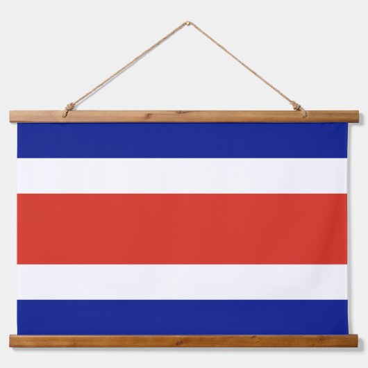 Wandtapijt met vlag van Costa Rica Hangend Wandkleed (Voorkant)