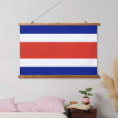 Wandtapijt met vlag van Costa Rica Hangend Wandkleed (Slaapkamer)