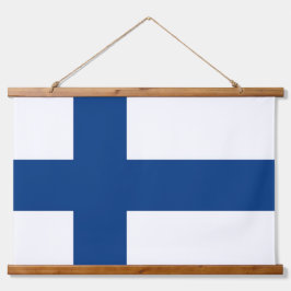 Wandtapijt met vlag van Finland Hangend Wandkleed