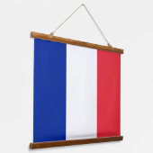 Wandtapijt met vlag van Frankrijk Hangend Wandkleed (Gebogen)