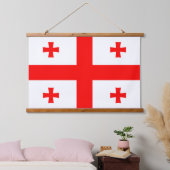 Wandtapijt met vlag van Georgië Hangend Wandkleed (Slaapkamer)