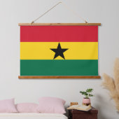 Wandtapijt met vlag van Ghana Hangend Wandkleed (Slaapkamer)