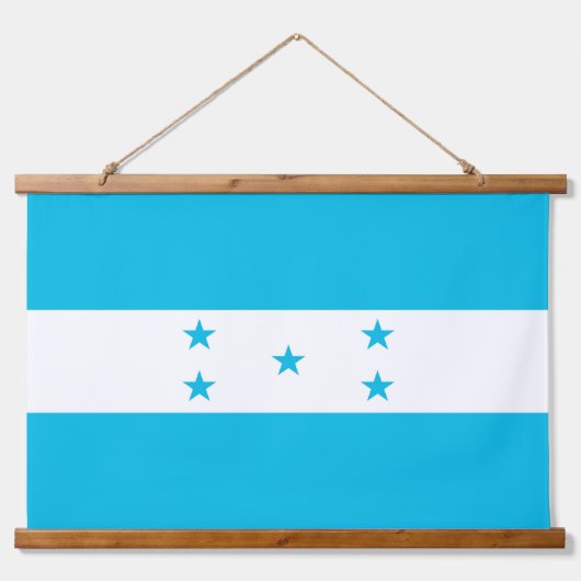 Wandtapijt met vlag van Honduras Hangend Wandkleed (Voorkant)
