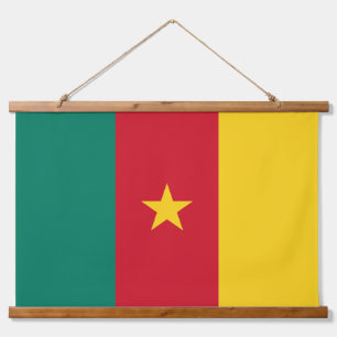 Wandtapijt met vlag van Kameroen Hangend Wandkleed