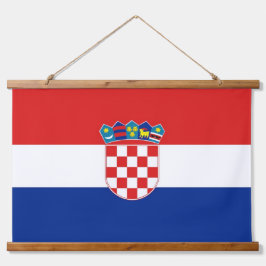 Wandtapijt met vlag van Kroatië Hangend Wandkleed