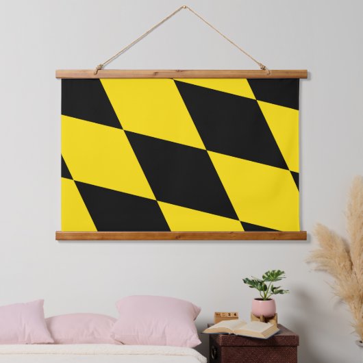 Wandtapijt met vlag van München, Duitsland Hangend Wandkleed (Slaapkamer)