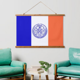 wandtapijt met vlag van New York City, VS Hangend Wandkleed