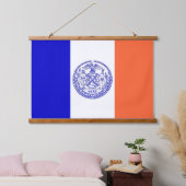 wandtapijt met vlag van New York City, VS Hangend Wandkleed (Slaapkamer)